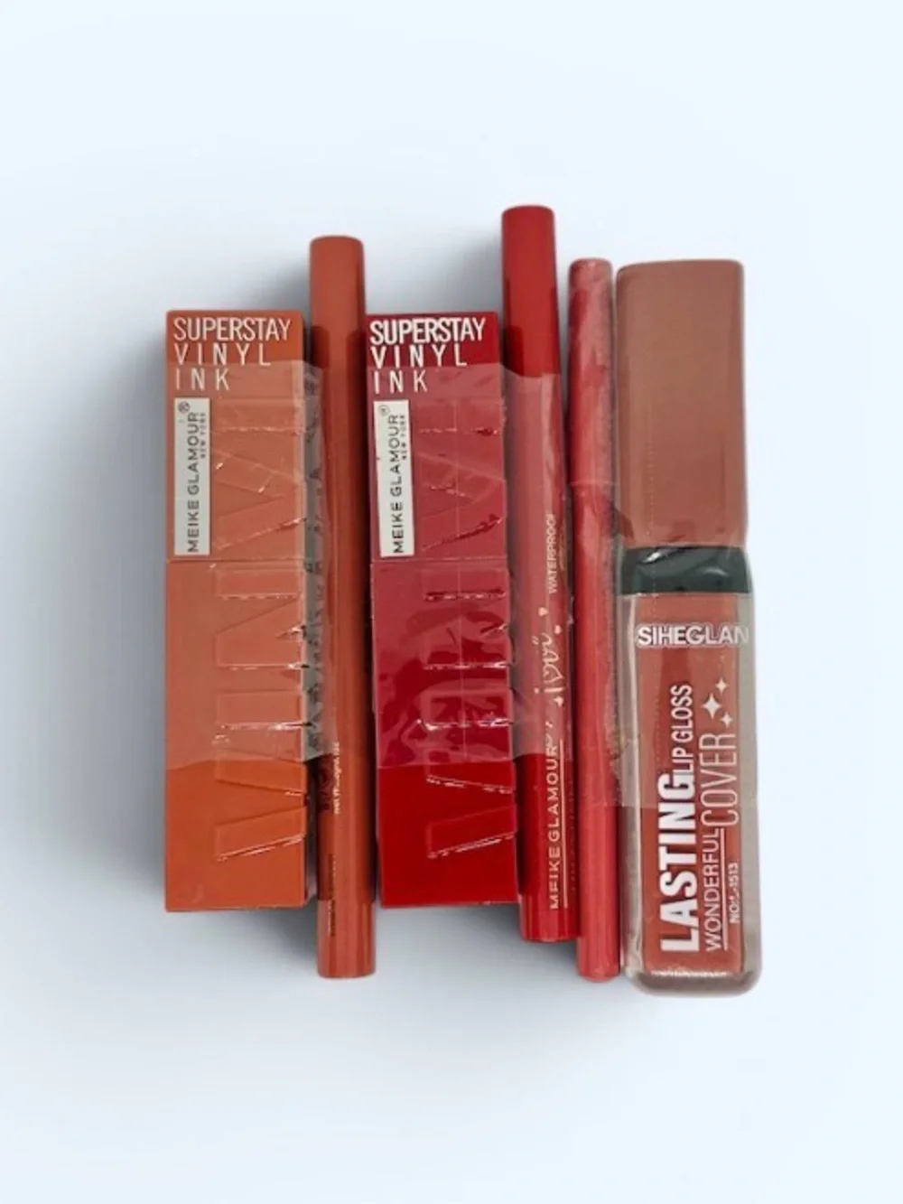 New 3pc Lip Liner & Matching Lipstick/Lip Gloss Sets